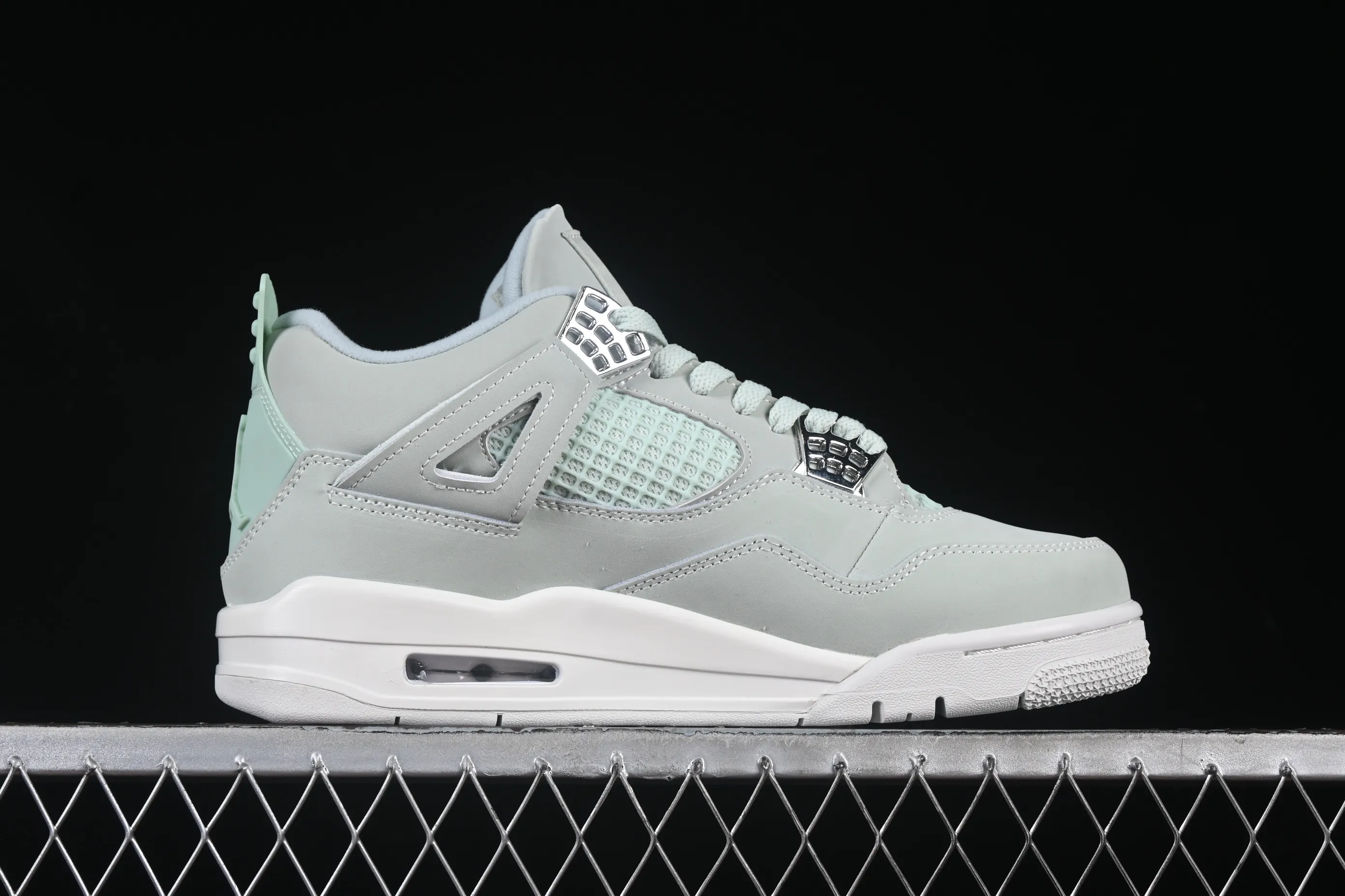 All categories Air Jordan Jordan series basketball shoes Air Jordan 4 Air Jordan 4 Retro "Abundance" AJ4 Joe 4 mint green HV0823-003